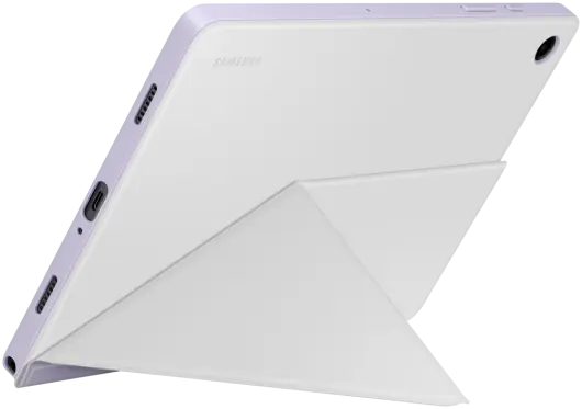 Originele Samsung Galaxy Tab A9 Plus Hoes Book Cover Wit/Paars afbeelding 3