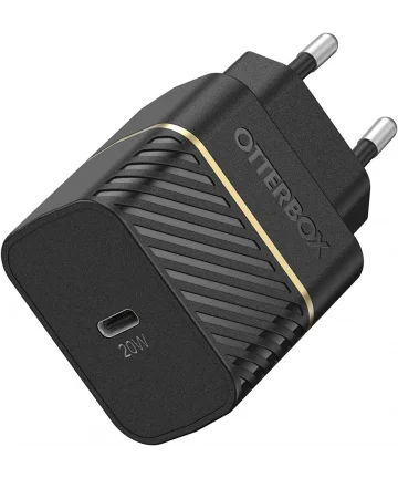 Otterbox Fast Charge USB-C Oplader 20W Power Delivery Snellader Zwart Opladers