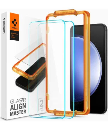 Spigen AlignMaster Samsung Galaxy S23 FE Screen Protector (2-Pack) Screen Protectors