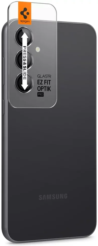 Spigen Optik Pro Samsung Galaxy S23 FE Camera Protector Zwart (2-Pack) afbeelding 10