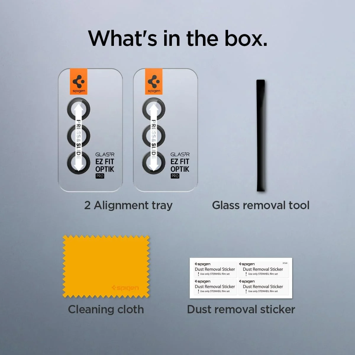 Spigen Optik Pro Samsung Galaxy S23 FE Camera Protector Zwart (2-Pack) afbeelding 8
