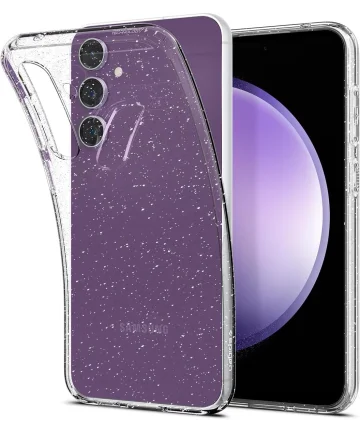 Spigen Liquid Crystal Samsung Galaxy S23 FE Hoesje Transparant Glitter Hoesjes