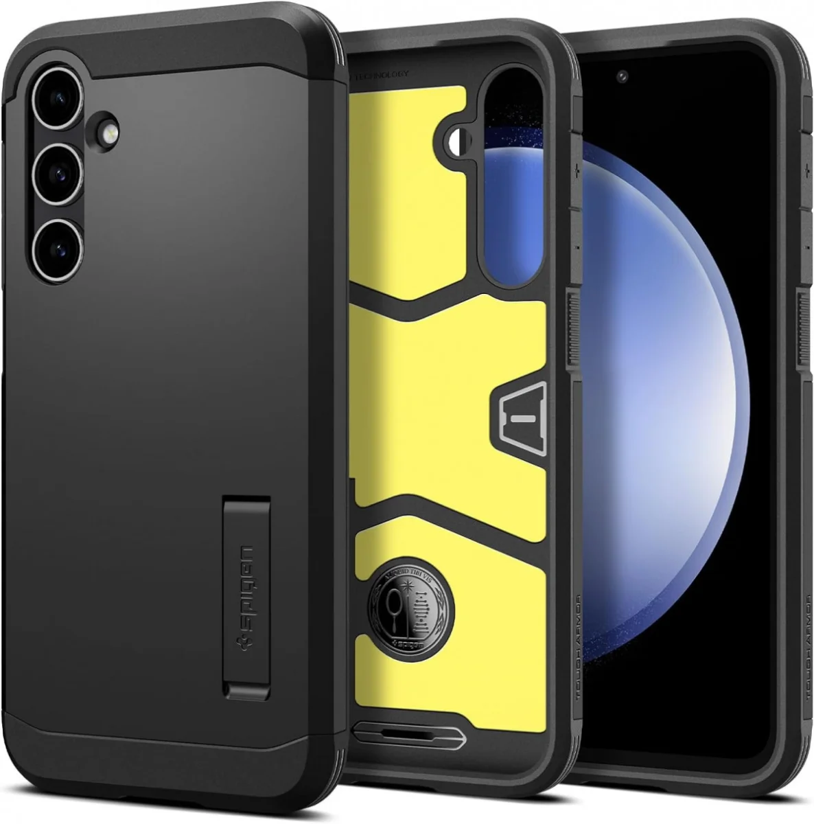 Spigen Tough Armor Samsung Galaxy S23 FE Hoesje Back Cover Zwart afbeelding 1