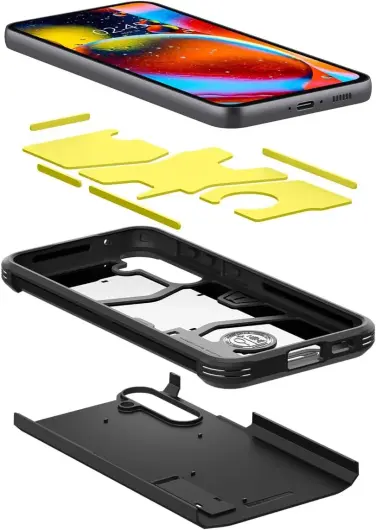 Spigen Tough Armor Samsung Galaxy S23 FE Hoesje Back Cover Zwart afbeelding 8