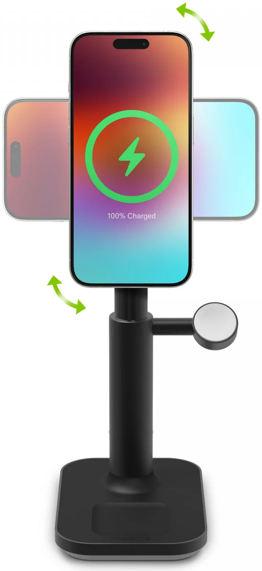 Mophie Draadloze MagSafe Oplader 15W iPhone/Apple Watch/AirPods Zwart afbeelding 6