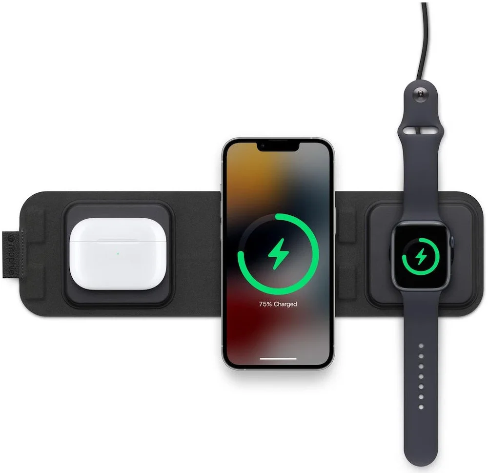 Mophie 3-in-1 Travel Charger 15W MagSafe Oplader iPhone/AirPods/Watch afbeelding 10