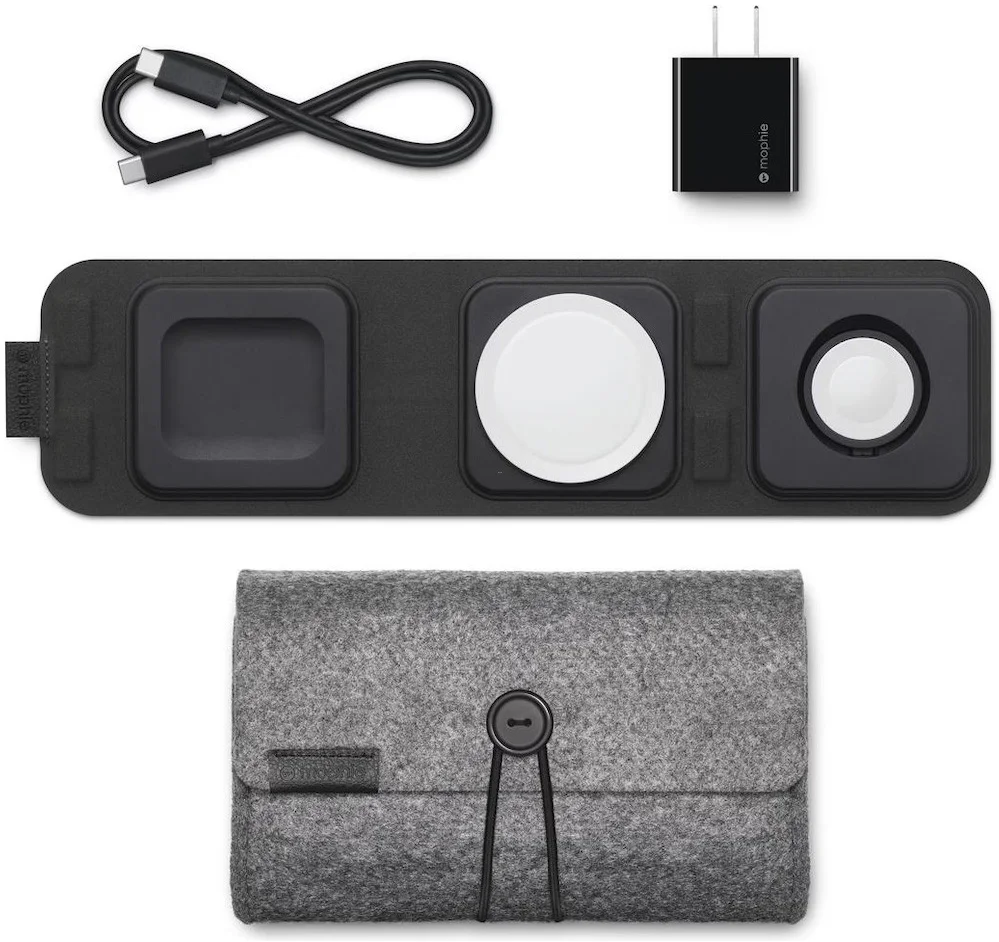 Mophie 3-in-1 Travel Charger 15W MagSafe Oplader iPhone/AirPods/Watch afbeelding 11