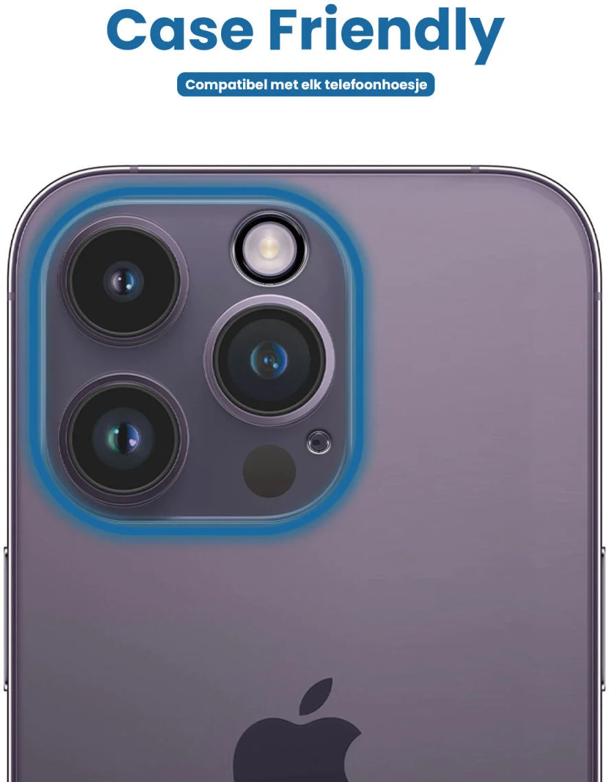 Apple iPhone 15 Pro Max Tempered Glass (2-Pack) + Camera Protector (2-Pack) afbeelding 4