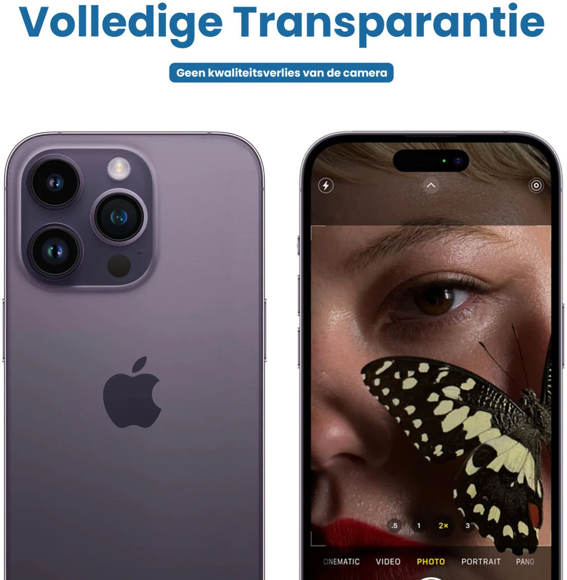 Apple iPhone 15 Pro Max Tempered Glass (2-Pack) + Camera Protector (2-Pack) afbeelding 5