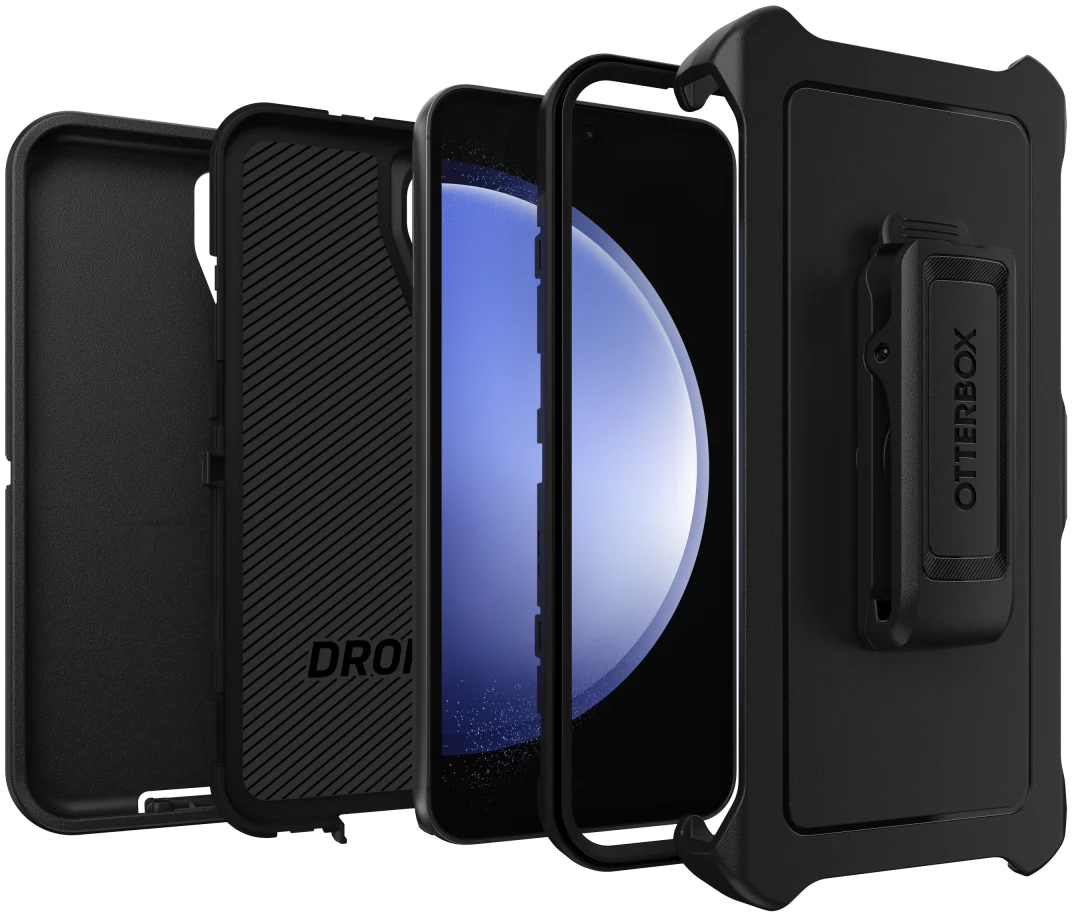 OtterBox Defender Samsung Galaxy S23 FE Hoesje Back Cover Zwart afbeelding 2