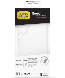 OtterBox React Samsung Galaxy S23 FE Hoesje Clear + Screen Protector