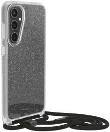 OtterBox React Necklace Samsung S23 FE Hoesje met Koord Glitter Clear