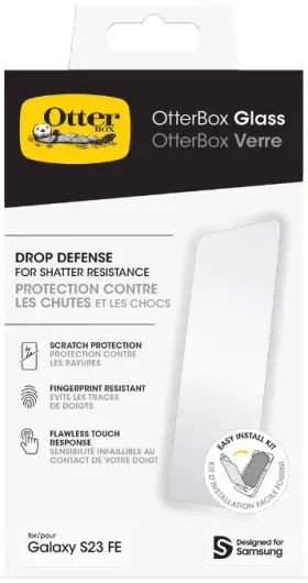 OtterBox Glass Samsung Galaxy S23 FE Screen Protector afbeelding 1