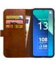 Rosso Element Xiaomi Redmi Note 13 5G Hoesje Book Case Wallet Bruin