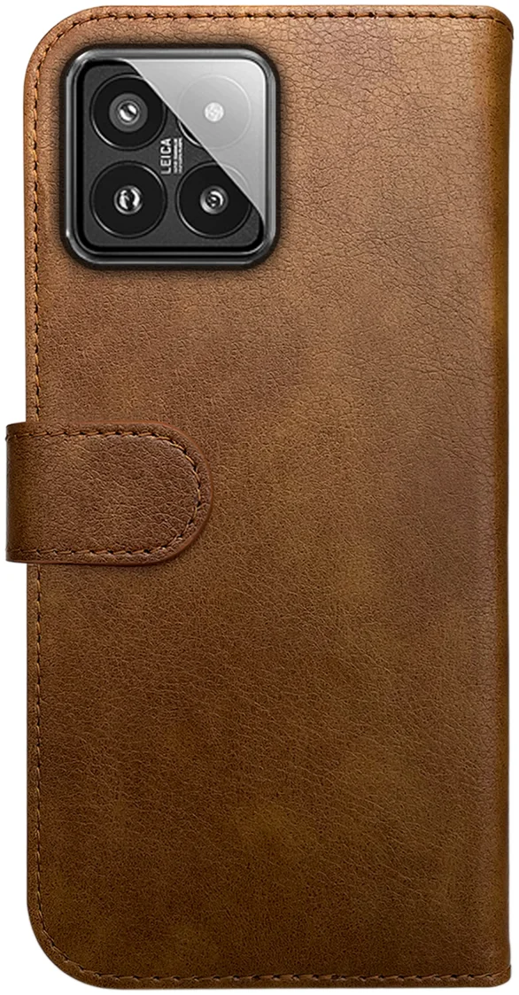 Rosso Element Xiaomi 14 Hoesje Book Case Wallet Bruin afbeelding 2