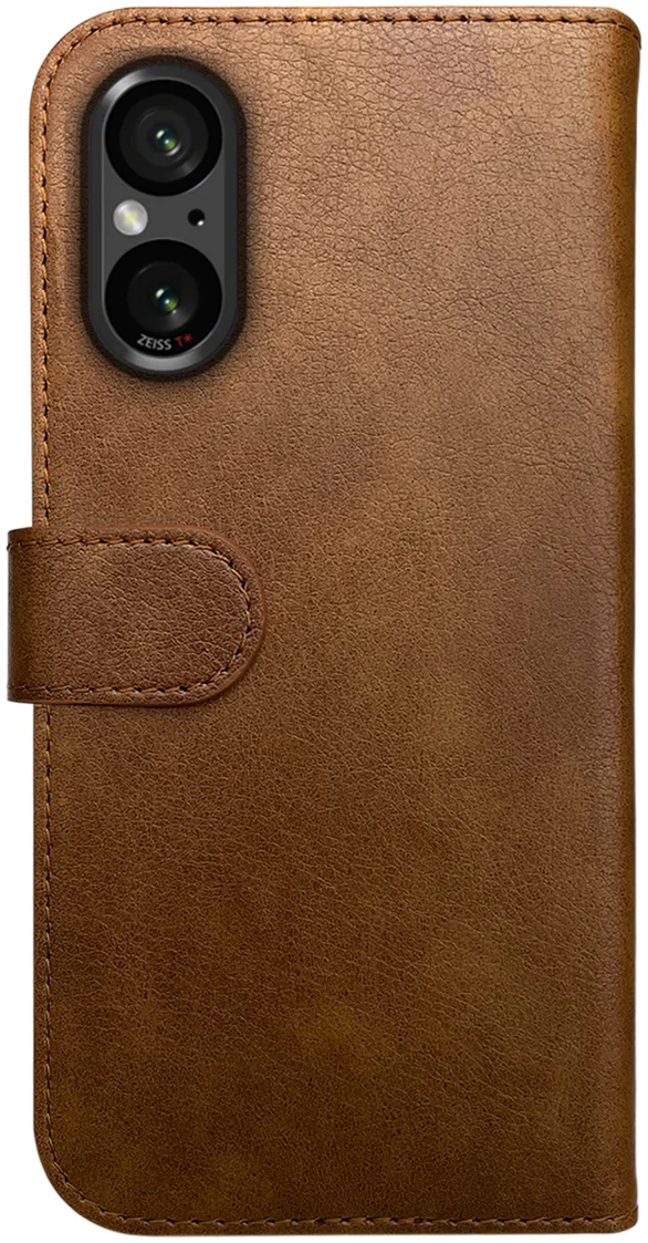 Rosso Element Sony Xperia 5 V Hoesje Book Case Wallet Bruin afbeelding 2