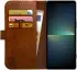 Rosso Element Sony Xperia 5 V Hoesje Book Case Wallet Bruin