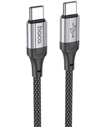 Hoco X102 60W Fast Charge USB-C naar USB-C Laadkabel 1M Zwart Kabels