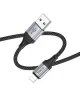 Hoco X102 2.4A Fast Charge USB naar Lightning Laadkabel 1M Zwart