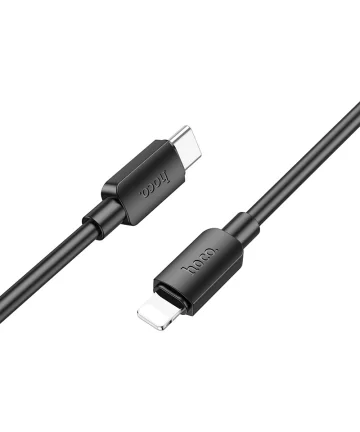 Hoco X96 20W Fast Charge PD USB-C naar Lightning Laadkabel 1M Zwart Kabels
