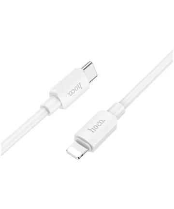 Hoco X96 20W Fast Charge PD USB-C naar Lightning Laadkabel 1M Wit Kabels