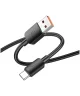 Hoco X96 100W Fast Charge PD USB naar USB-C Snellaad Kabel 1M Zwart