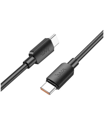 Hoco X96 60W Fast Charge PD USB-C naar USB-C Snellaad Kabel 1M Zwart Kabels