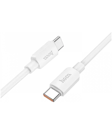 Hoco X96 60W Fast Charge PD USB-C naar USB-C Snellaad Kabel 1M Wit Kabels