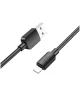 Hoco X96 2.4A Fast Charge USB naar Lightning Laadkabel 1M Zwart