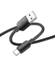Hoco X96 27W Fast Charge PD USB naar USB-C Snellaad Kabel 1M Zwart