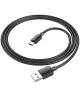 Hoco X96 27W Fast Charge PD USB naar USB-C Snellaad Kabel 1M Zwart