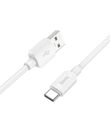 Hoco X96 27W Fast Charge PD USB naar USB-C Snellaad Kabel 1M Wit Kabels