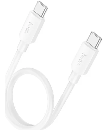 Hoco X96 60W Fast Charge PD USB-C naar USB-C Laadkabel 0.25M Wit Kabels