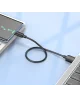 Hoco X96 100W Fast Charge PD USB naar USB-C Laadkabel 0.25M Zwart