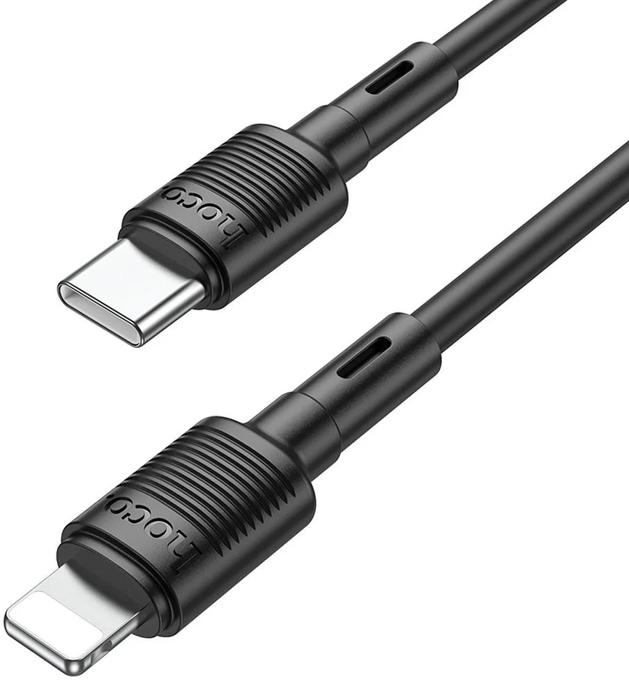 Hoco X83 20W Fast Charge PD USB-C naar Lightning Laadkabel 1M Zwart afbeelding 3
