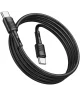 Hoco X83 60W Fast Charge PD USB-C naar USB-C Laadkabel 1M Zwart