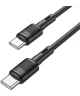 Hoco X83 60W Fast Charge PD USB-C naar USB-C Laadkabel 1M Zwart