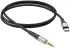 Hoco UPA22 USB-C naar 3.5mm Jack Audiokabel Siliconen 1M Zwart afbeelding 4