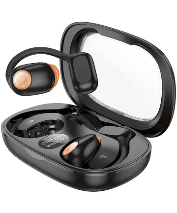 Hoco EA1 True Wireless Headset Draadloze Open-Ear Oordopjes Zwart Headsets
