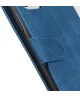 KHAZNEH Xiaomi Redmi Note 12S Hoesje Retro Wallet Book Case Blauw