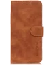KHAZNEH Xiaomi Redmi Note 12S Hoesje Retro Wallet Book Case Bruin