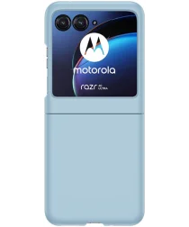 Motorola Razr 40 Ultra Hoesje Hard Plastic Back Cover Blauw