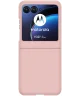 Motorola Razr 40 Ultra Hoesje Hard Plastic Back Cover Roze