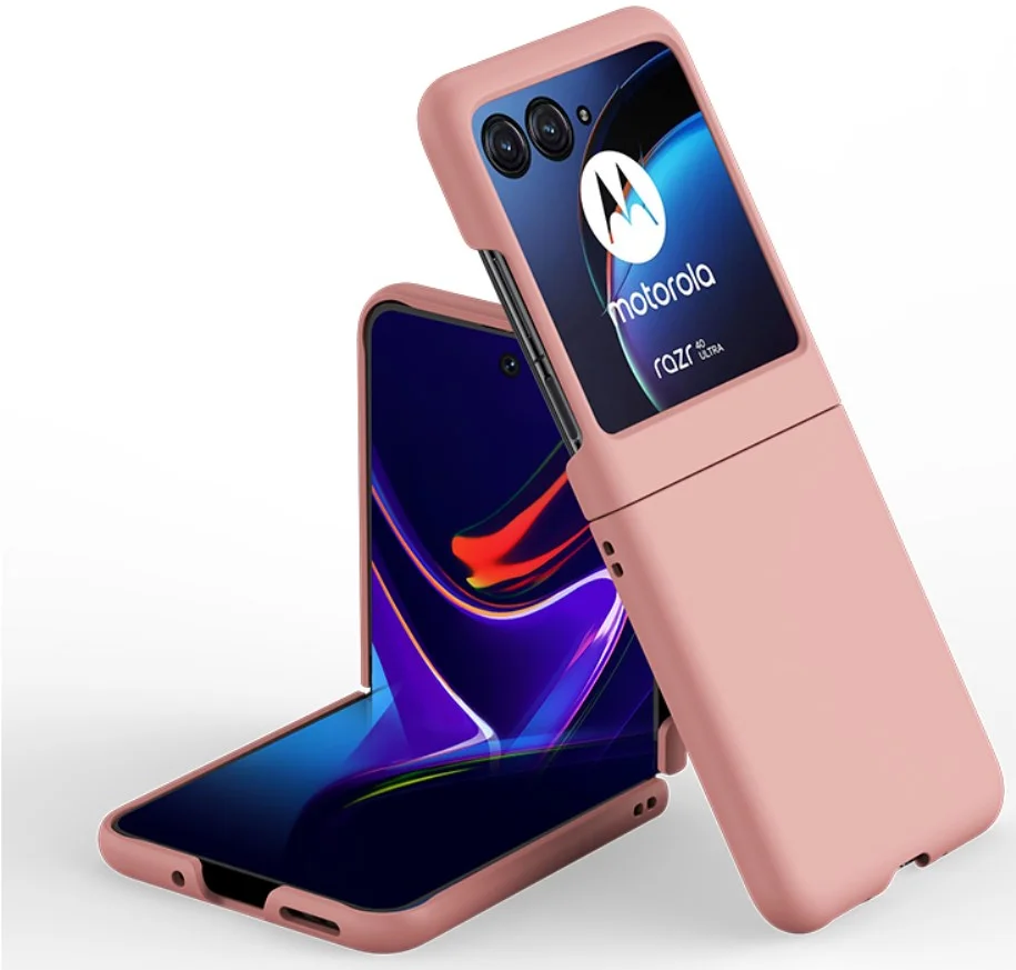 Motorola Razr 40 Ultra Hoesje Hard Plastic Back Cover Roze afbeelding 2
