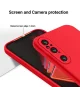Sony Xperia 1 V Hoesje Siliconen Back Cover Rood