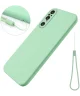 Sony Xperia 1 V Hoesje Siliconen Back Cover Groen