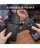 Oppo A58 5G / A78 5G Hoesje met Camera Slider en Kickstand Ring Zwart