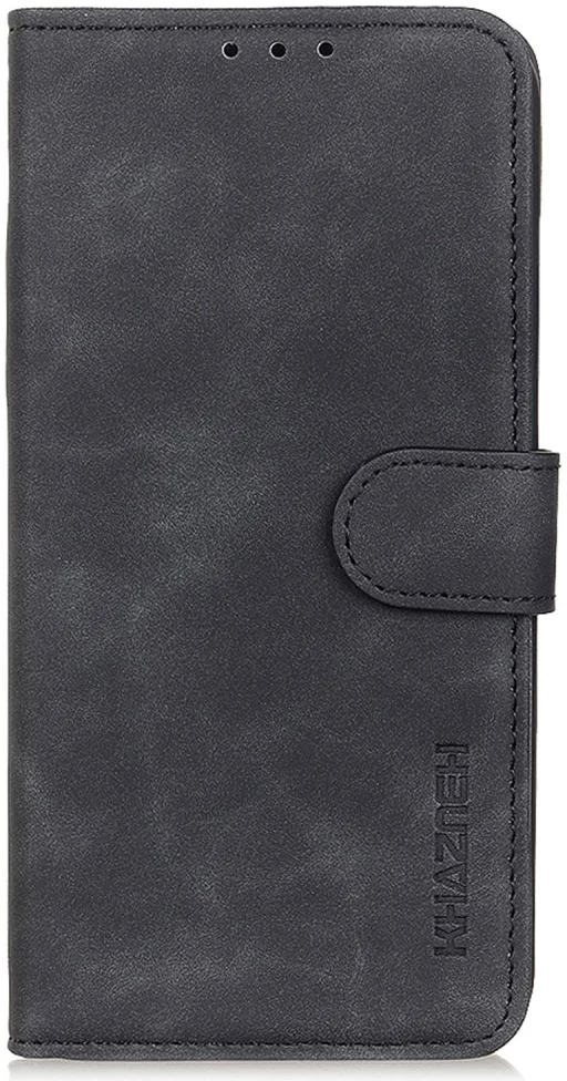 KHAZNEH Xiaomi Redmi 12 Hoesje Retro Wallet Book Case Zwart afbeelding 8