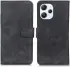 KHAZNEH Xiaomi Redmi 12 Hoesje Retro Wallet Book Case Zwart afbeelding 2