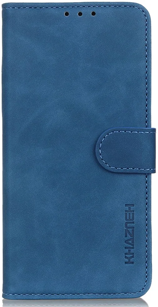 KHAZNEH Xiaomi Redmi 12 Hoesje Retro Wallet Book Case Blauw afbeelding 8